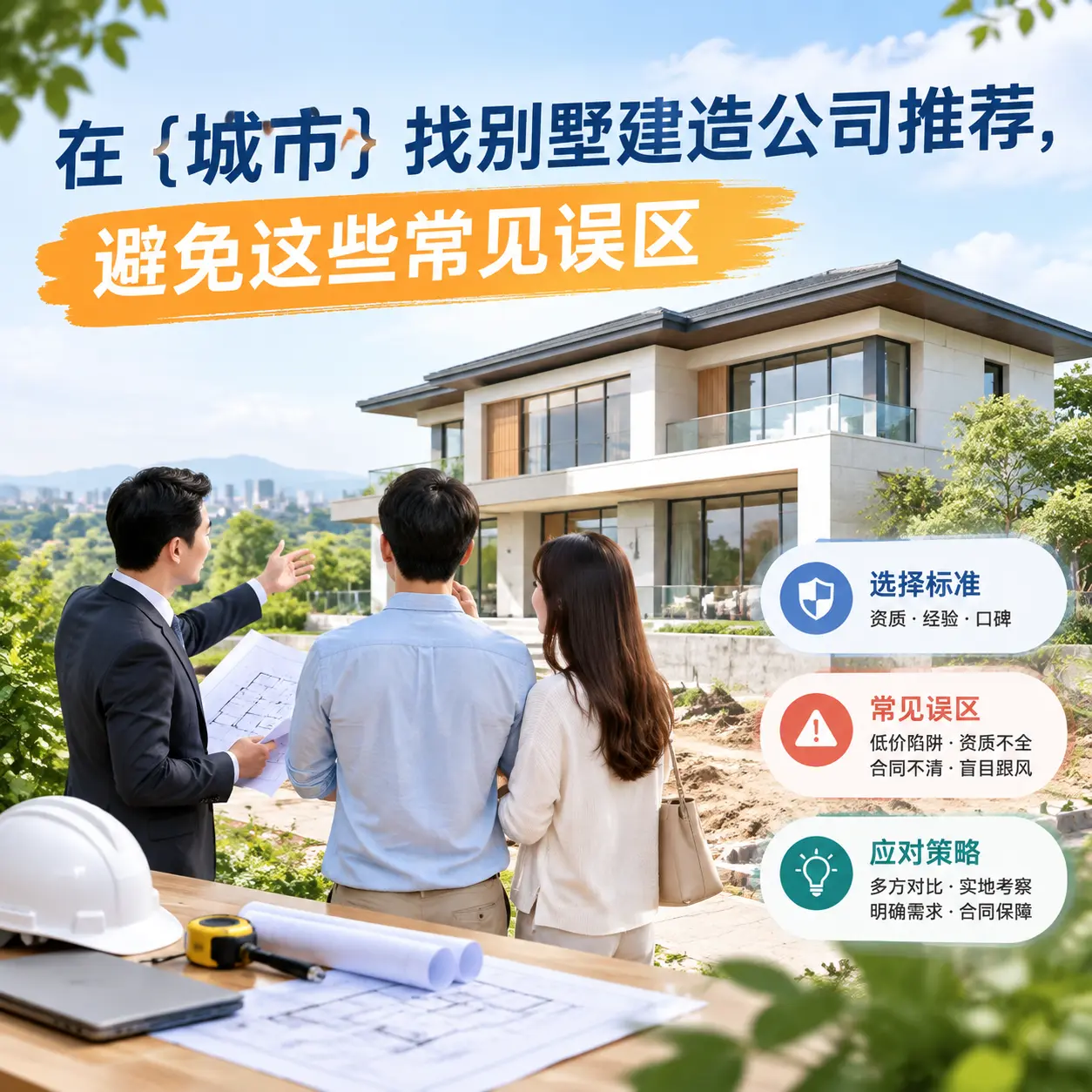 在 丹寨 找别墅建造公司推荐,避免这些常见误区