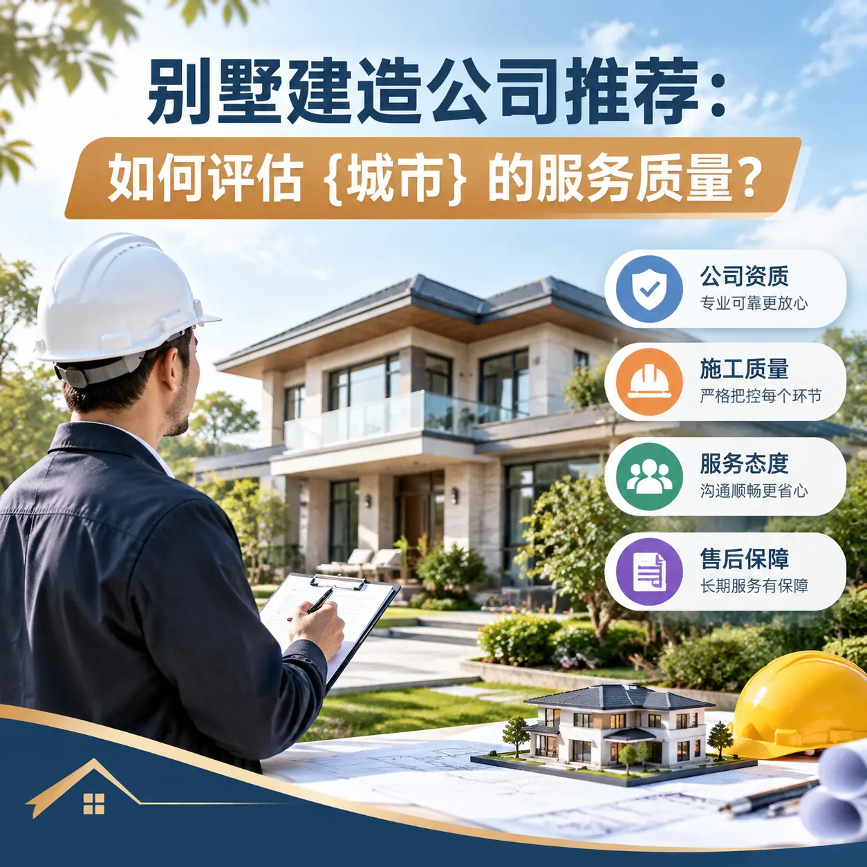 别墅建造公司推荐：如何评估 丹寨 的服务质量？