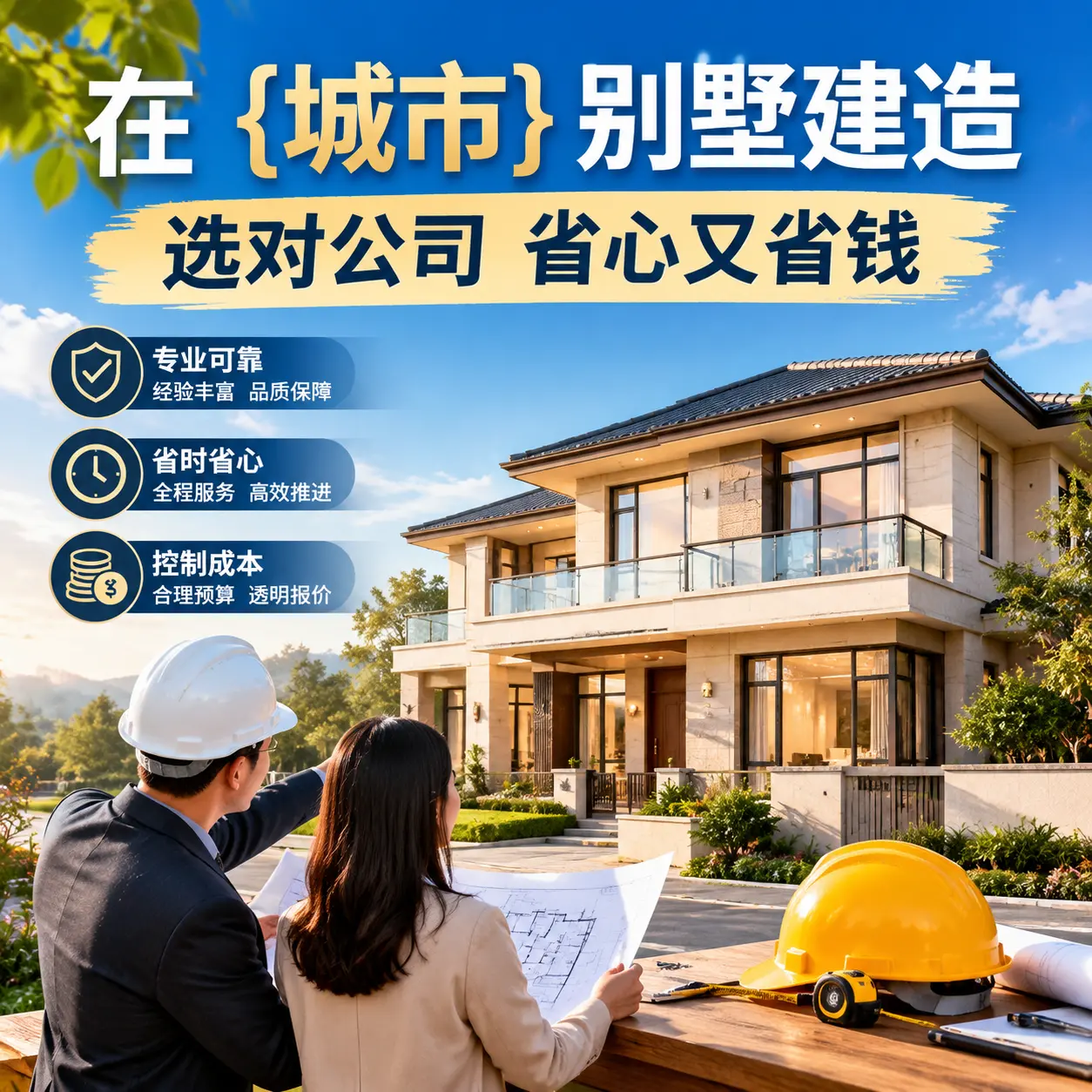 在 丹寨 别墅建造，选对公司省心又省钱