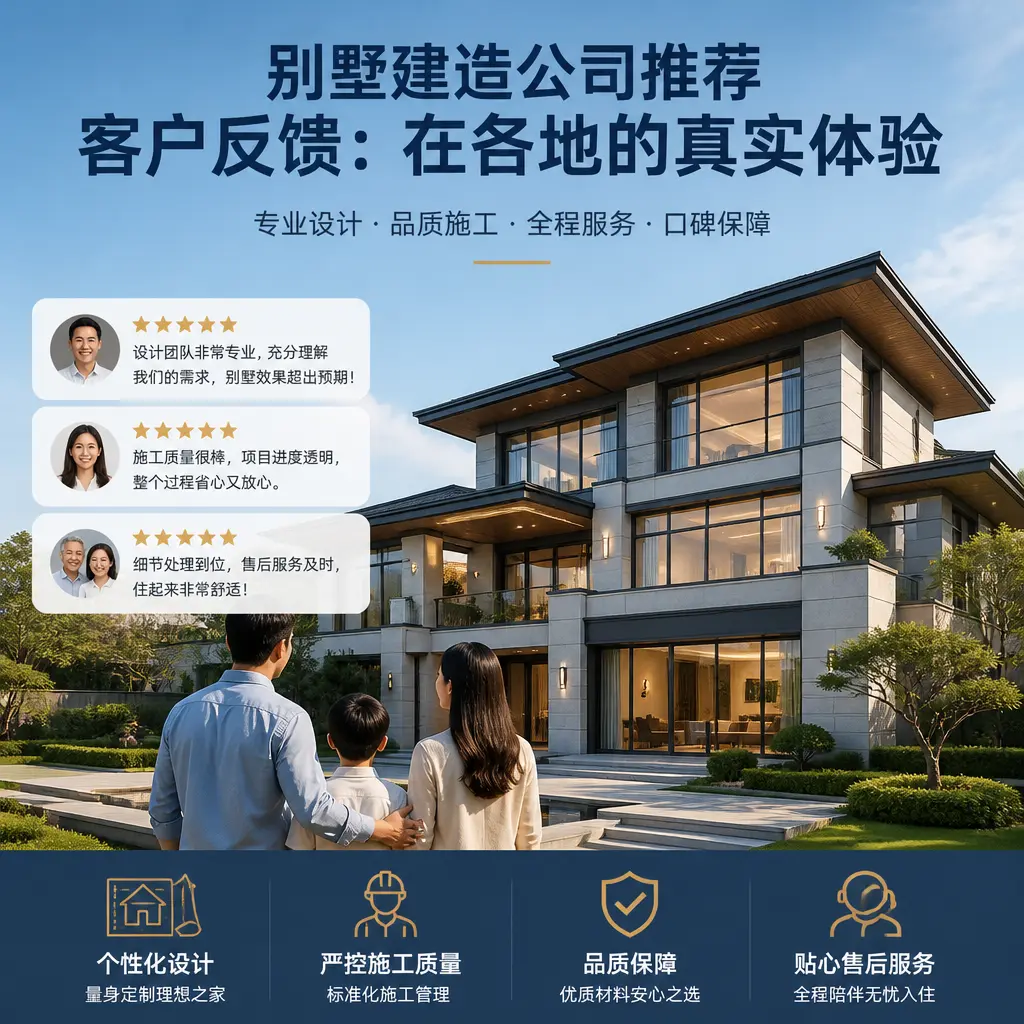 别墅建造公司推荐的客户反馈:在 丹寨 的真实体验