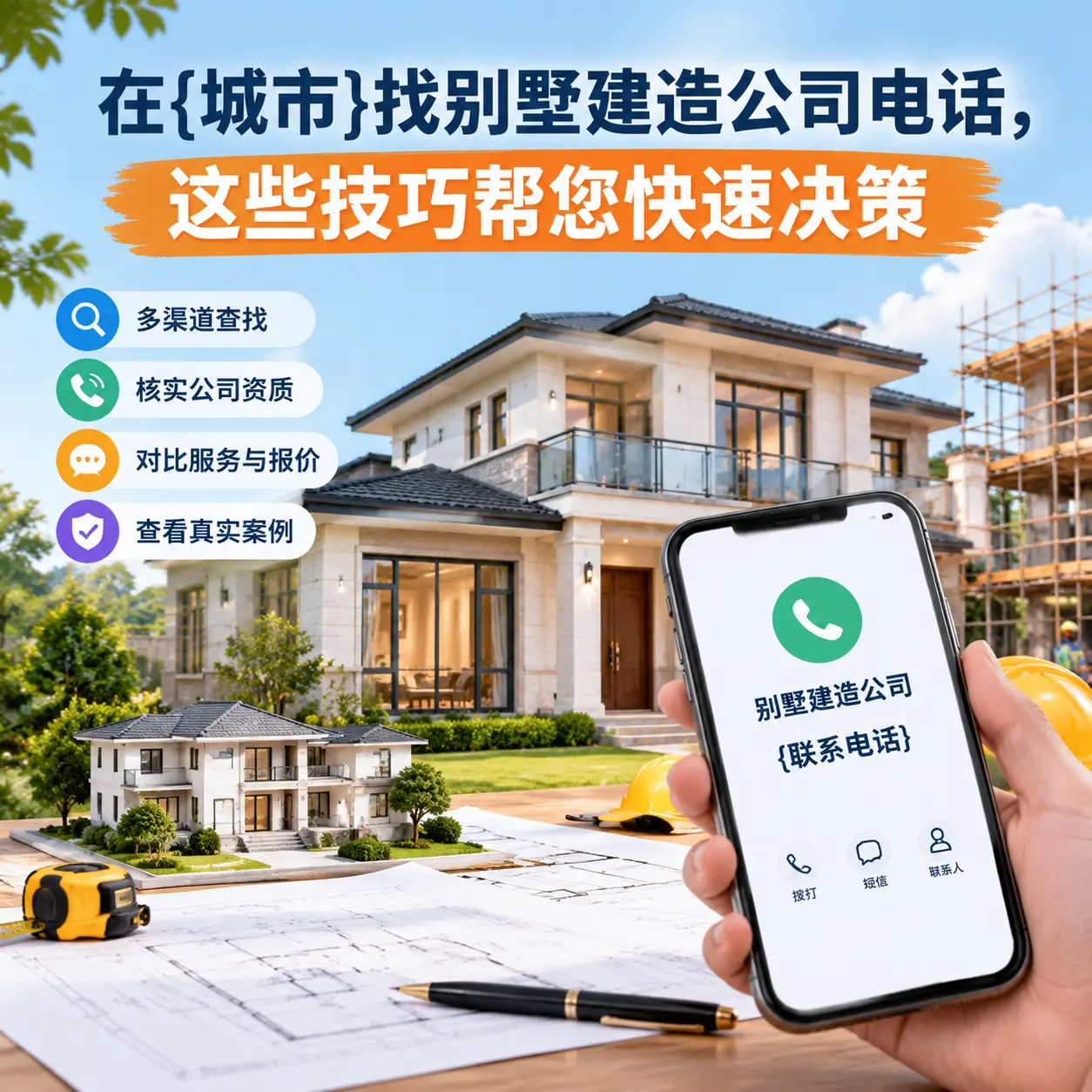 在丹寨找别墅建造公司电话，这些技巧帮您快速决策