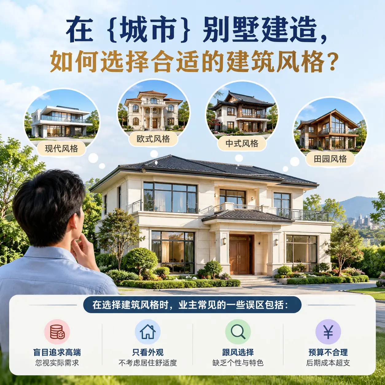 在 丹寨 别墅建造，如何选择合适的建筑风格？