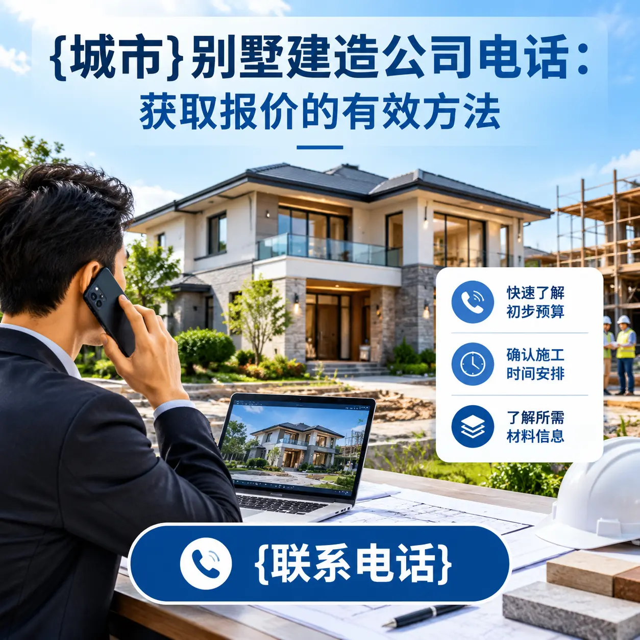 丹寨别墅建造公司电话:获取报价的有效方法